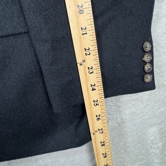 Joseph Abboud Camel Hair Blazer Made in Italy Wool Coat Jacket Mens 44R‎ Preppy - Picture 9 of 12